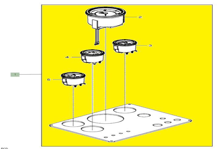 PAINEL DE INSTRUMENTOS 24V * R555897 *RE549486